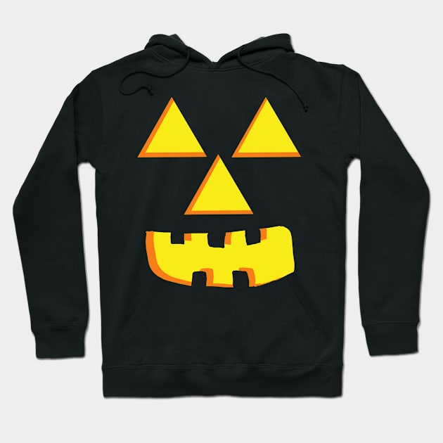 Glowing Happy Jackolantern face 2 Hoodie by Eric03091978